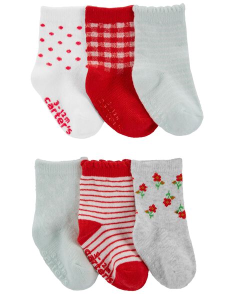 

Baby 6-Pack Floral Socks