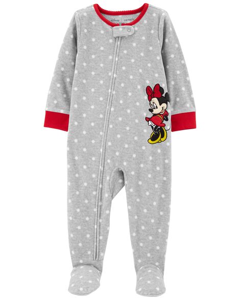 

Baby 1-Piece Minnie Mouse Fleece Footie PJs