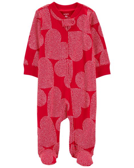

Baby Heart 2-Way Zip Cotton Sleep & Play