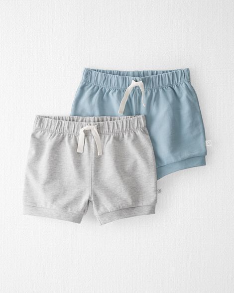 

Toddler 2-Pack Organic Cotton Shorts