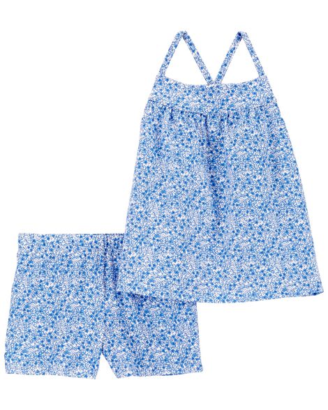 

Baby 2-Piece Floral Tank & Short Set