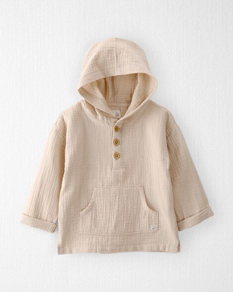 

Organic Cotton Gauze Pullover