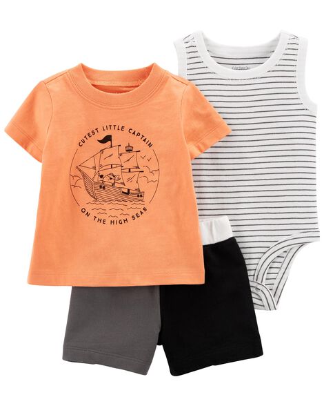 

Baby 3-Piece Little Short Set
