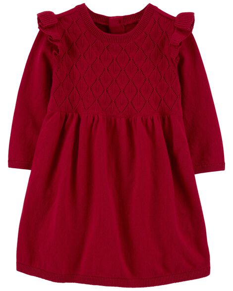 

Baby Long-Sleeve Jersey Dress