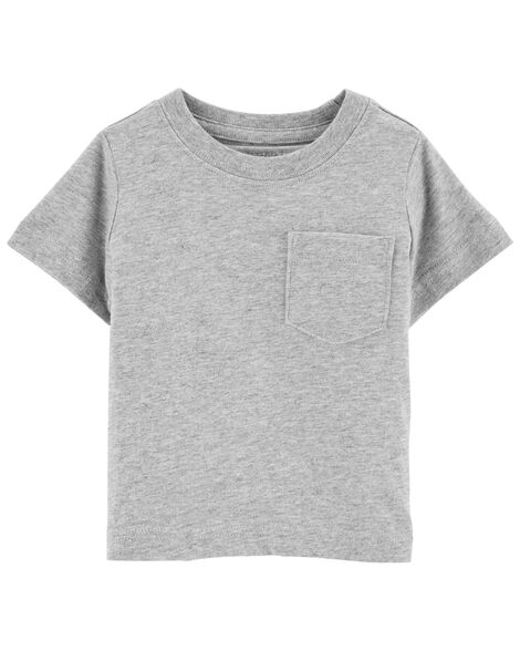 

Toddler Grey Pocket Tee