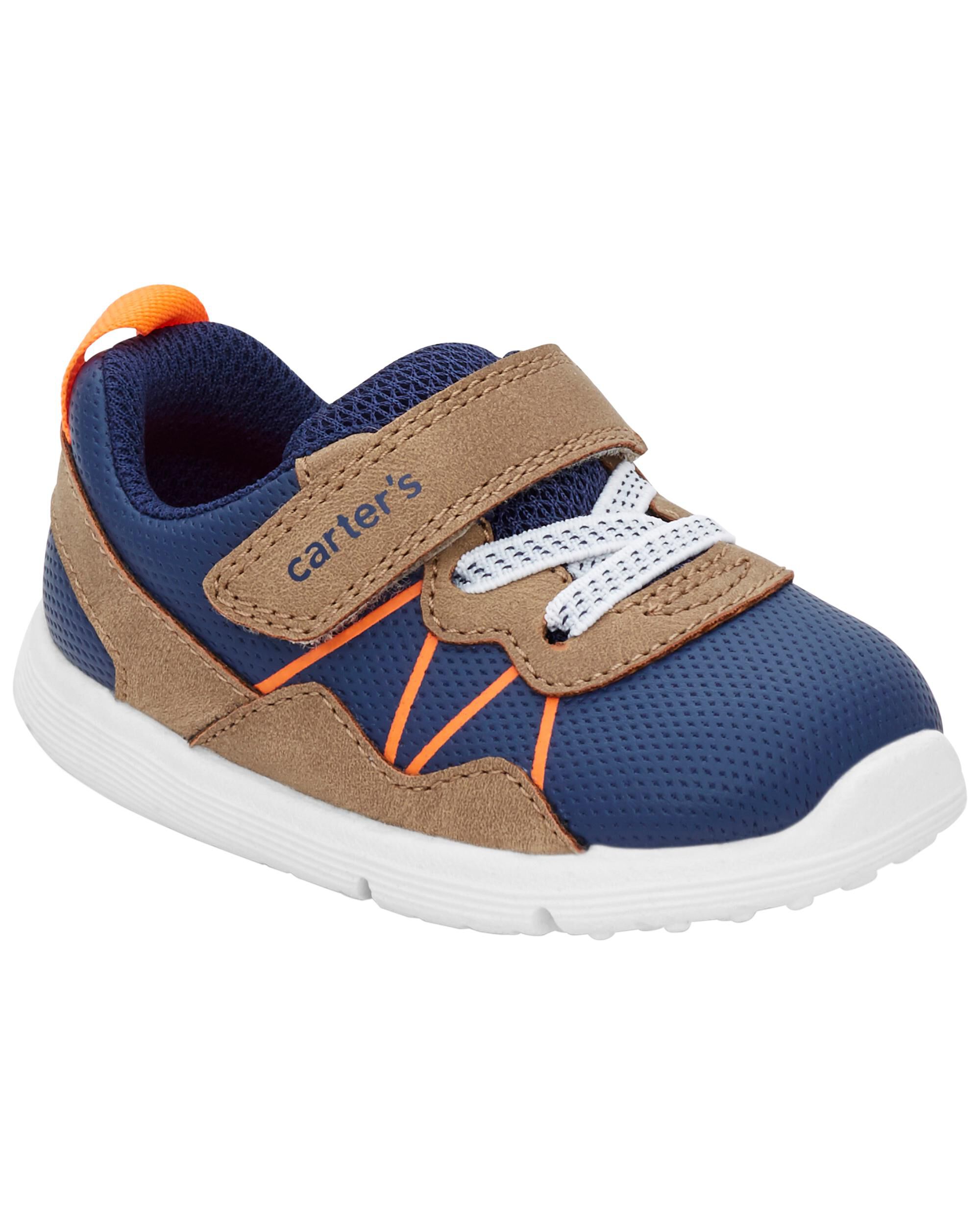 Grey Baby Every Step Sneakers carters