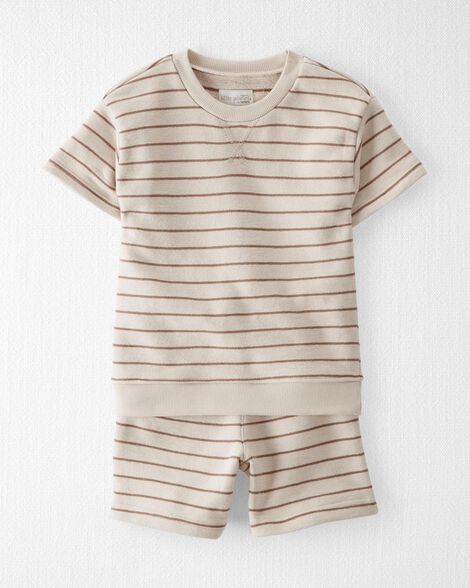 

Toddler Striped Organic Cotton 2-Piece Set
