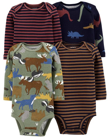 

Baby 4-Pack Long-Sleeve Original Bodysuits