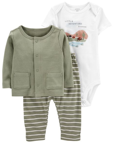 

Baby 3-Piece Little Cardigan Set