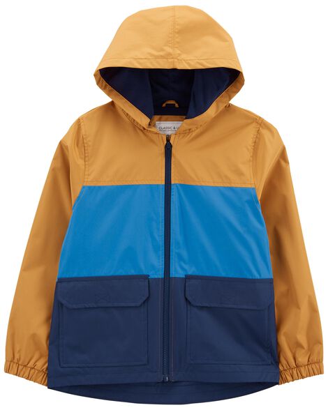 

Kid Colorblock Rain Coat