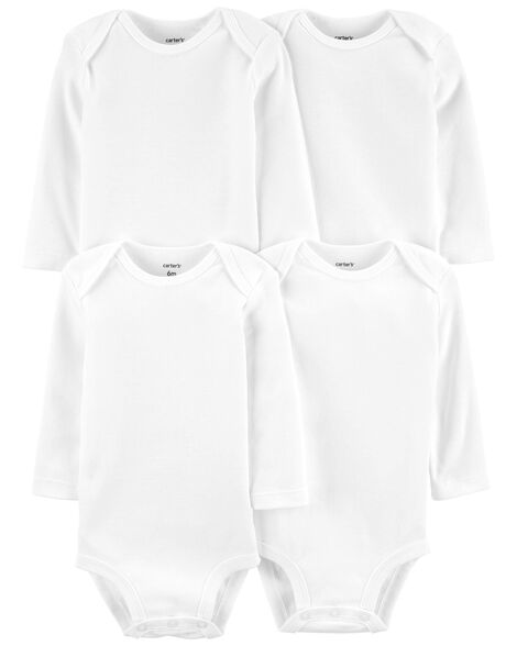Baby 4-Pack Long-Sleeve Original Bodysuits