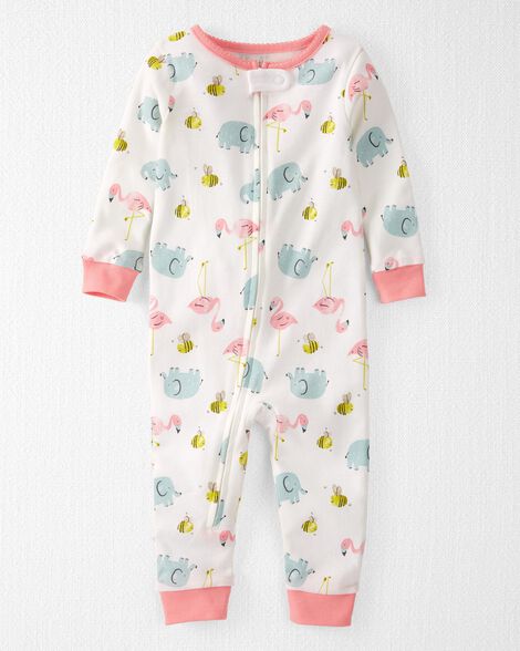 

Toddler Organic Cotton 1-Piece Pajamas