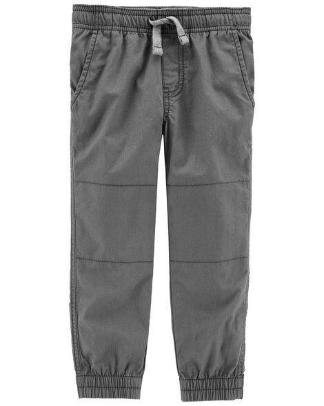 

Baby Elastic Waist Poplin Joggers