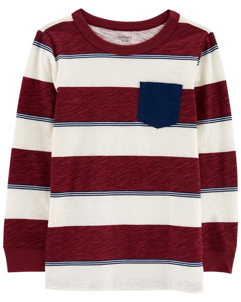 

Kid Striped French Terry Pullover