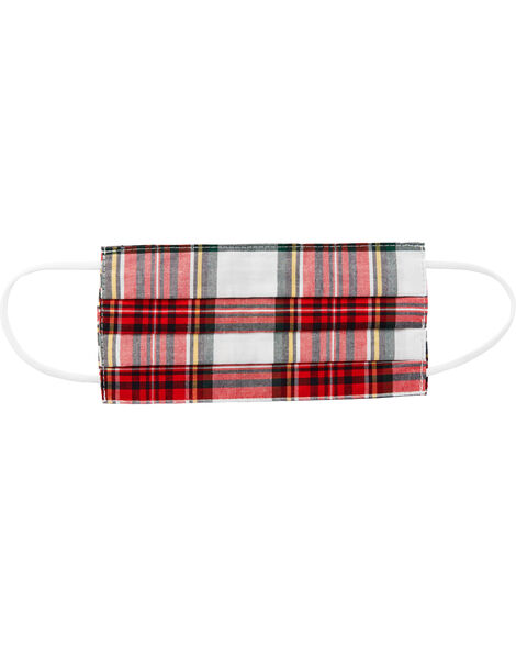 

Toddler Plaid Face Mask