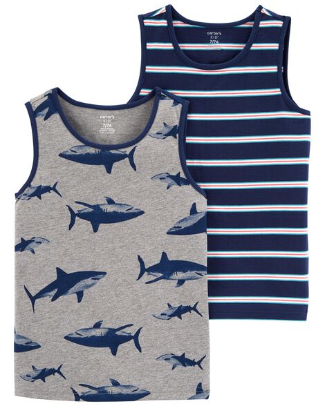 

Kid 2-Pack Cotton Tanks