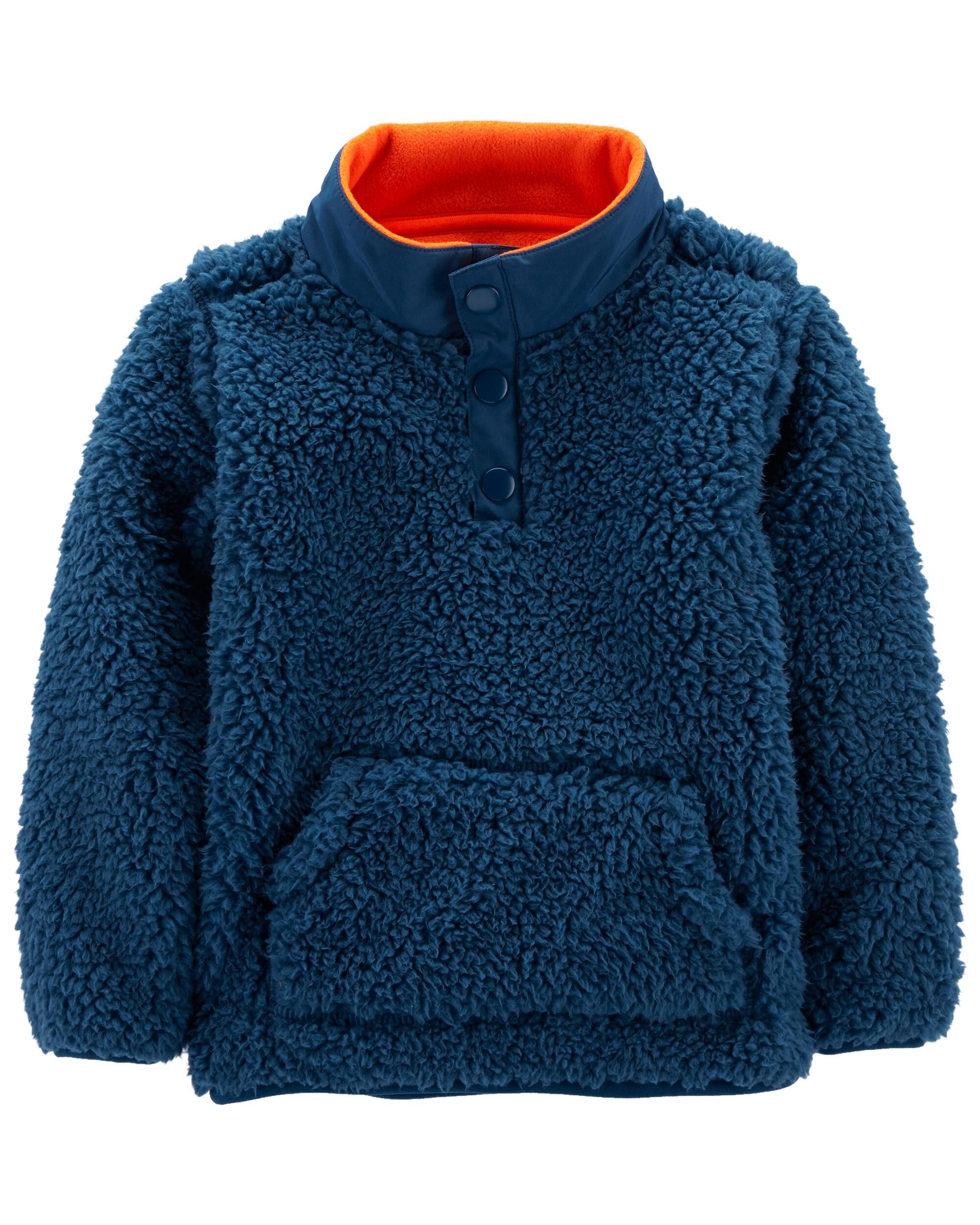 Toddler fleece pullover sale