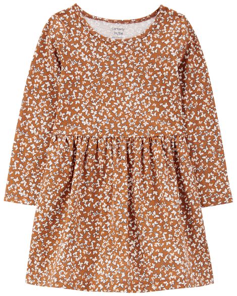 

Toddler Floral Jersey Dress
