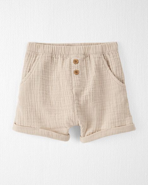 

Organic Cotton Gauze Shorts