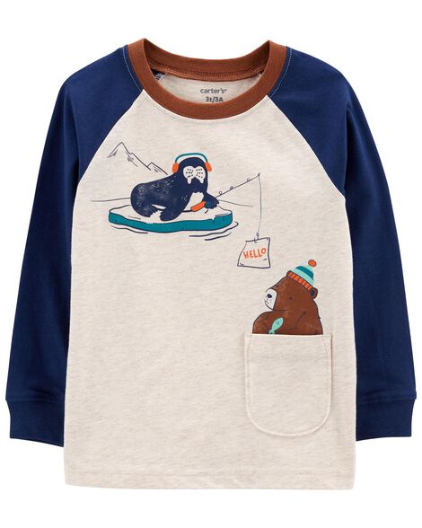 

Animal Raglan Tee