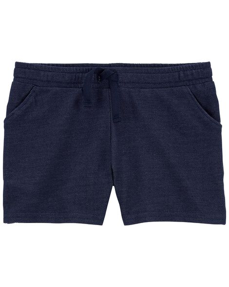 

Baby Pull-On Knit Denim Shorts