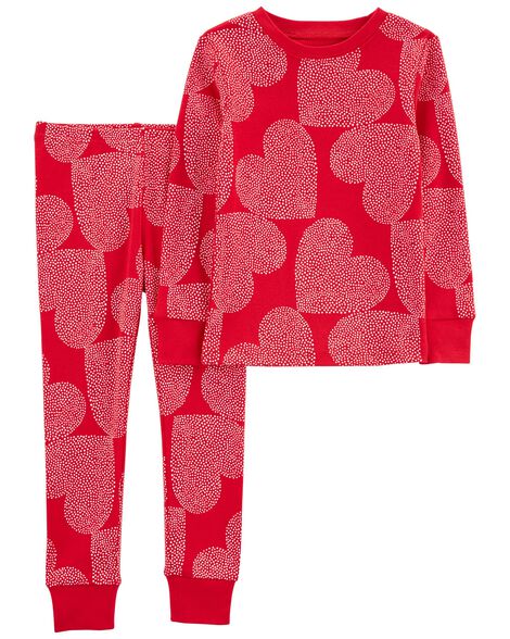 

Toddler 2-Piece Heart 100% Snug Fit Cotton PJs