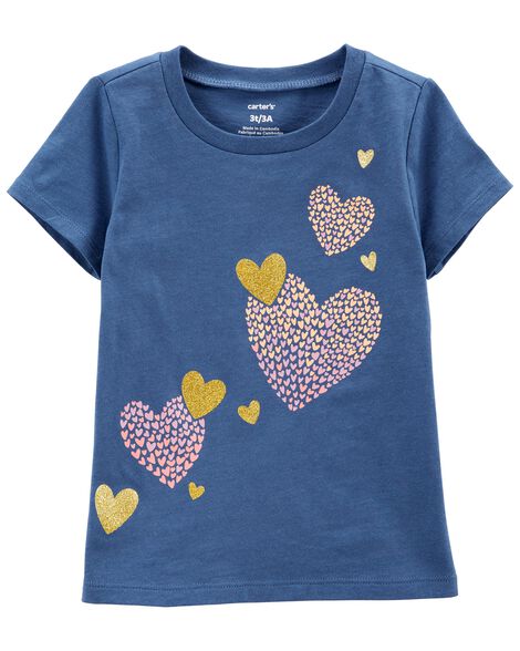 

Toddler Heart Jersey Tee