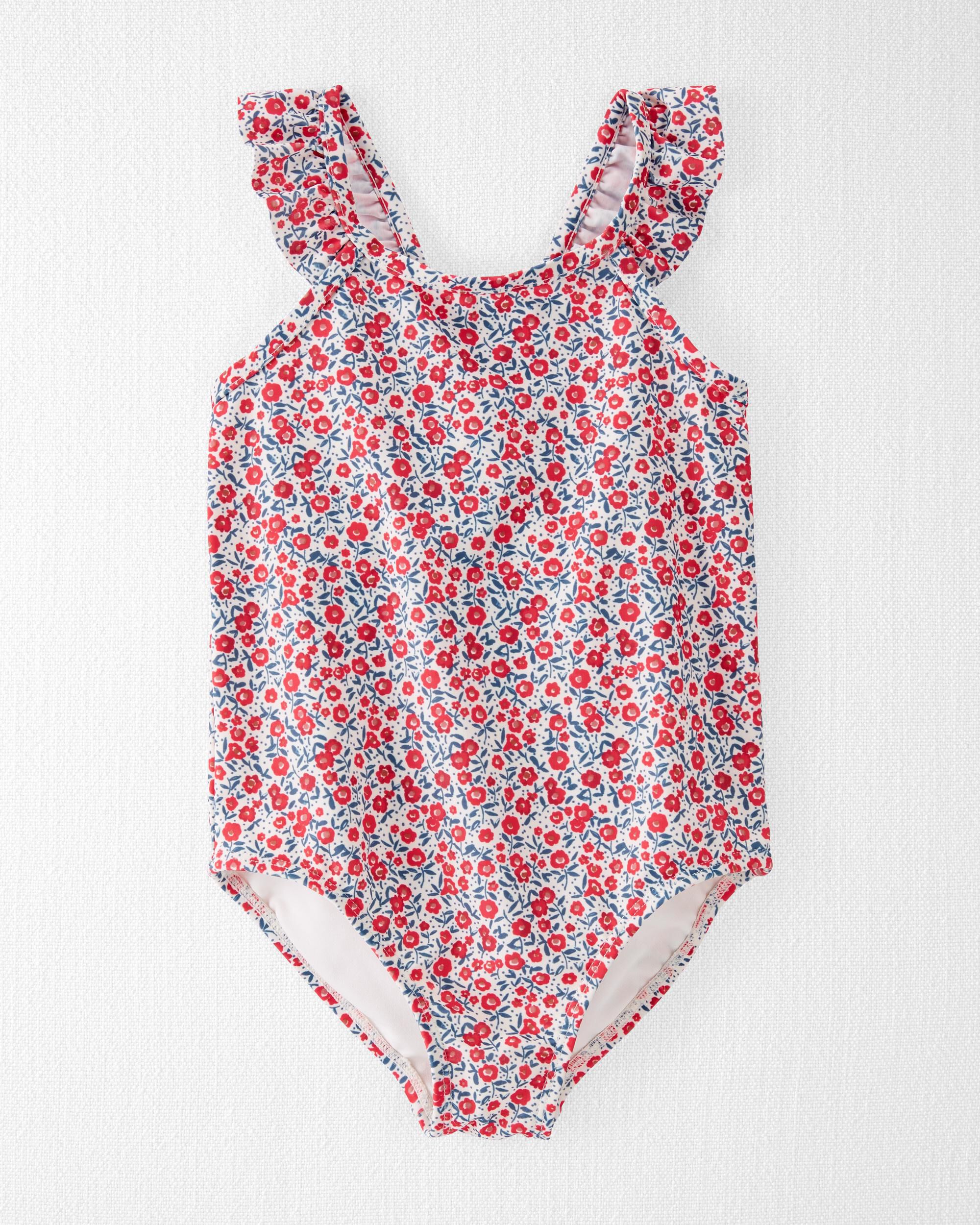 Blue Toddler 1 Piece Mermaid Swimsuit carters