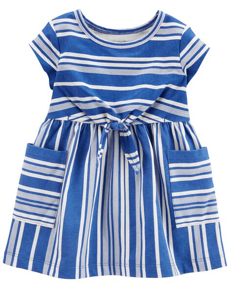 

Baby Striped 100% Cotton Dress