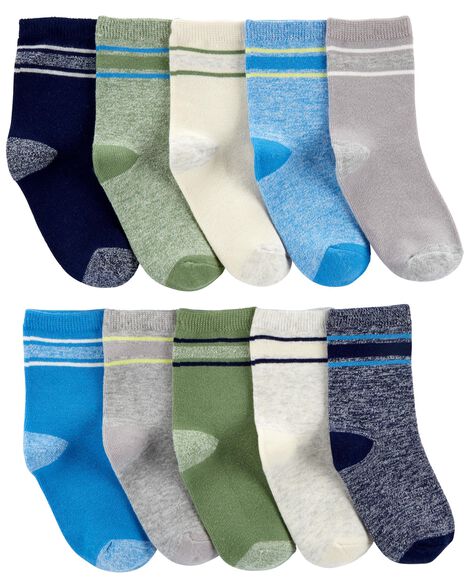 

Toddler 10-Pack Marled Socks