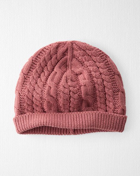 

Baby Organic Cotton Cable Knit Cap
