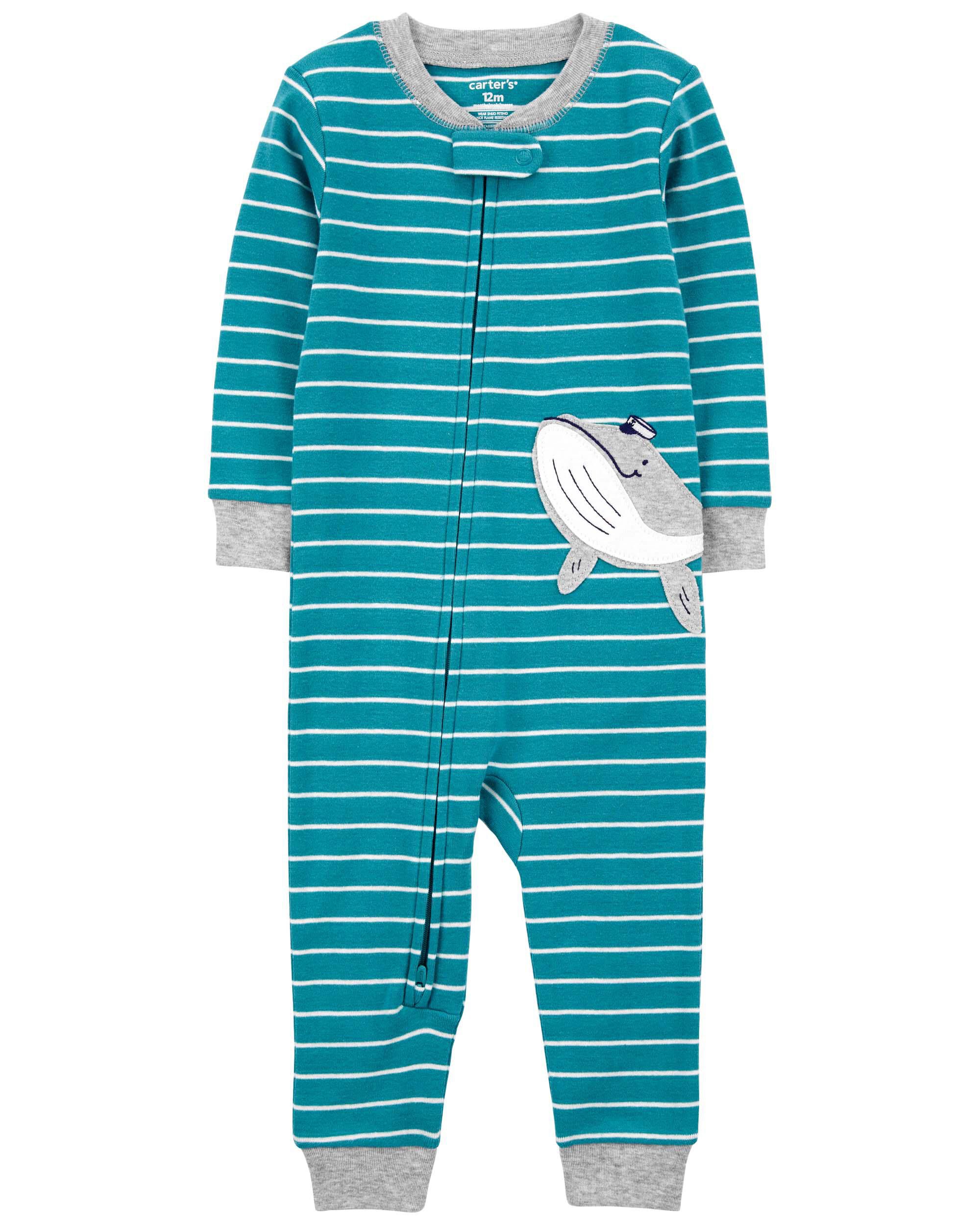 Carters fleece footless pajamas sales