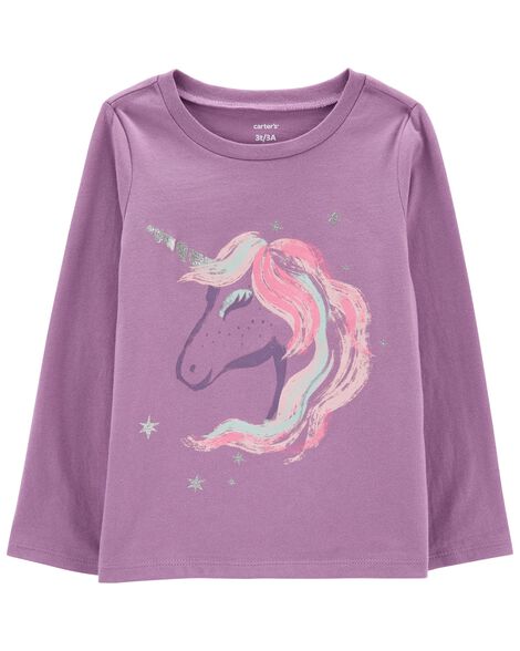 

Toddler Unicorn Jersey Tee