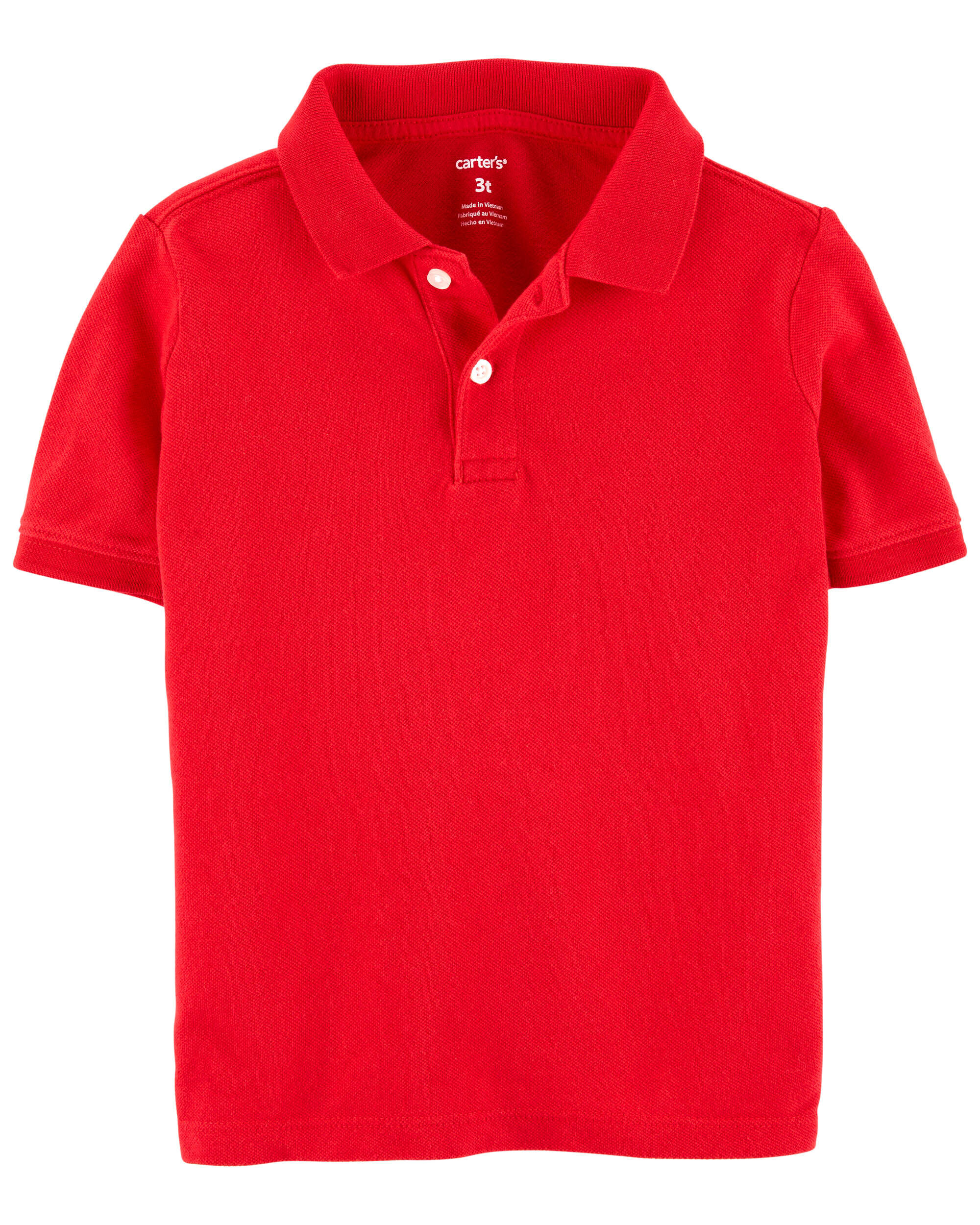 Kids burgundy polo online shirt