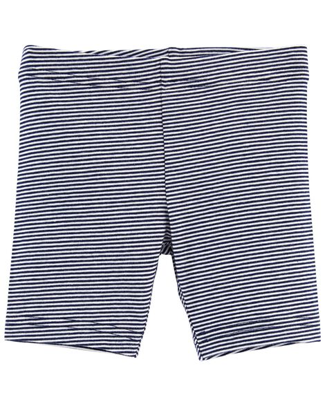 

Toddler Striped Bike Shorts