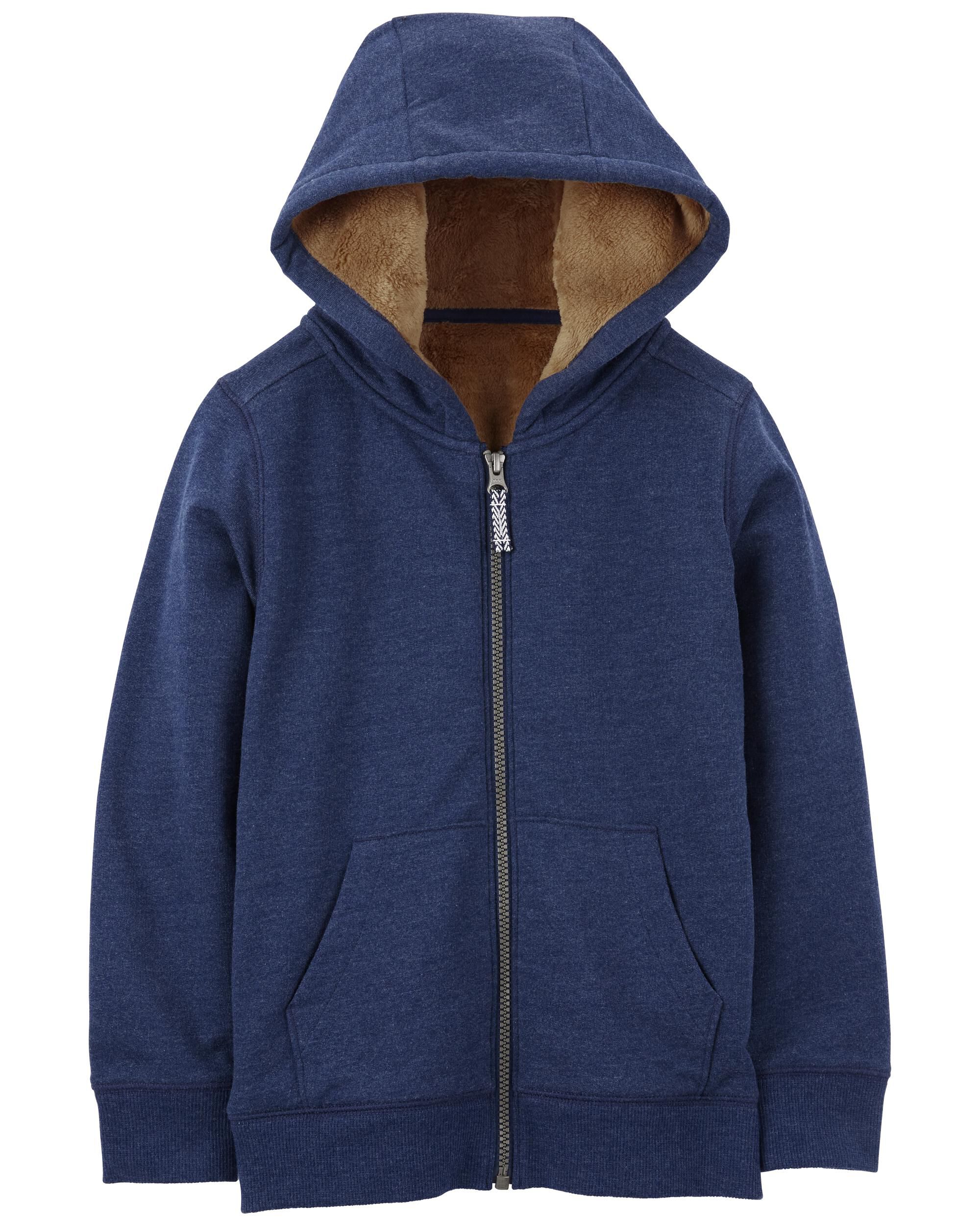 Carter's sherpa hooded jacket best sale