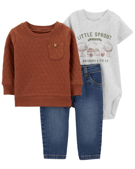 

Baby 3-Piece Little Outfit Set