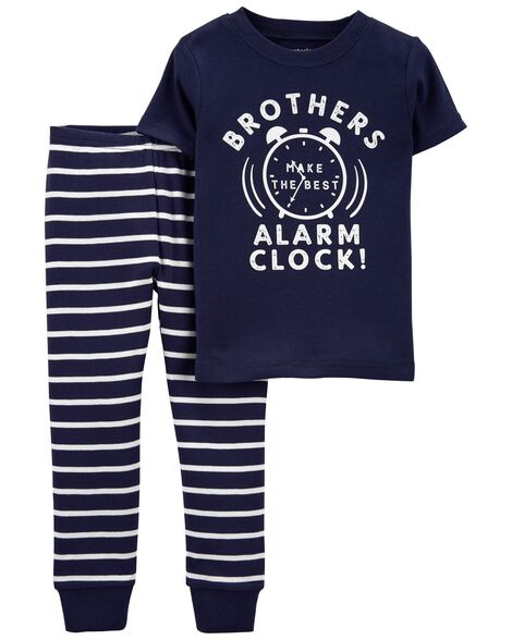 

Toddler 2-Piece Brothers 100% Snug Fit Cotton PJs