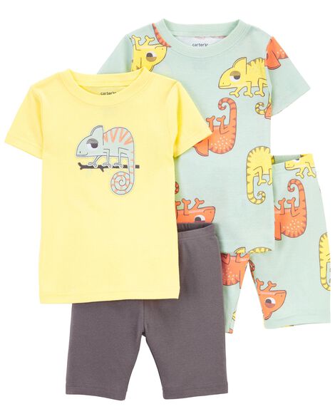 

Toddler 4-Piece Chameleon 100% Snug Fit Cotton PJs