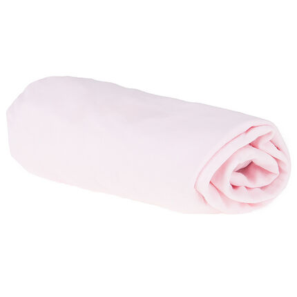 Drap housse en jersey 60 x 120 cm rose clair