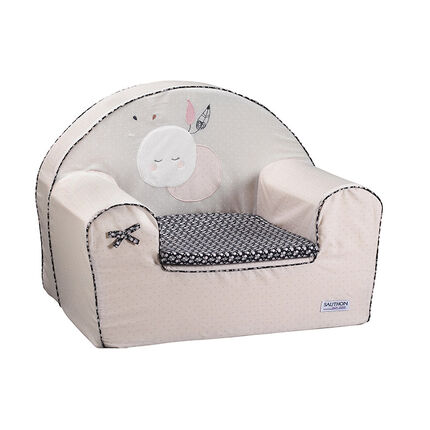 Fauteuil - Miss Fleur de Lune rose/blanc