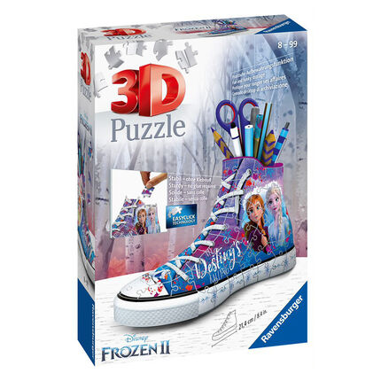 Puzzle 3D Sneaker Disney La Reine des Neiges 2 bleu