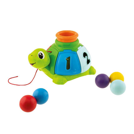 Jouet à trainer - Tortue à balles