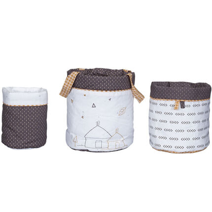 Lot de 3 panières gigognes - Kenza