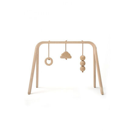 Arche d’éveil Naho avec jouets en bois marron