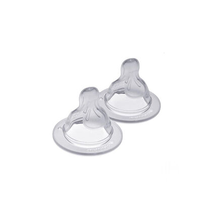 Tétine en silicone anatomique - Débit 3 rapide transparent