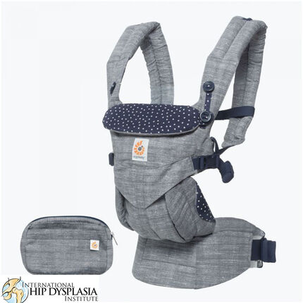Porte-bébé Omni 360 tout-en-un - Gris/bleu étoilé bleu/gris