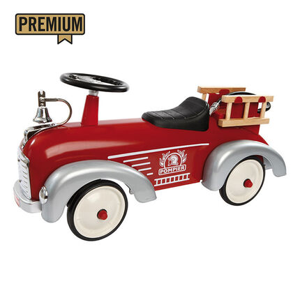 Porteur auto Speedster pompier rouge