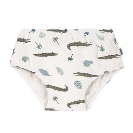Couche de bain Garçon 18 mois – Crocodile Blanc