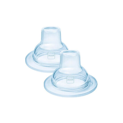 Lot de 2 becs souples antifuite silicone – Transparent